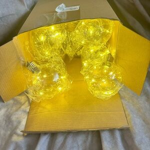 Warm Yellow LED Christmas bulbs